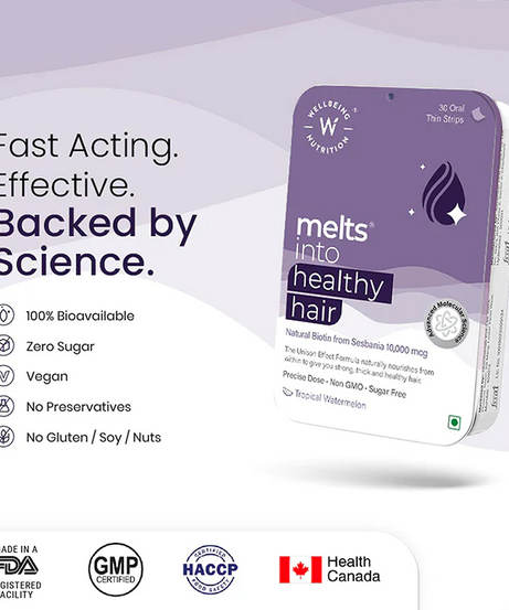 Wellbeing Nutrition Strips 30 Healthy Hair