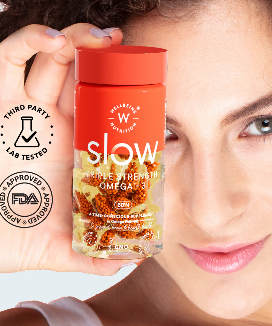 Wellbeing Nutrition Slow Triple Strength Omega-3 3X
