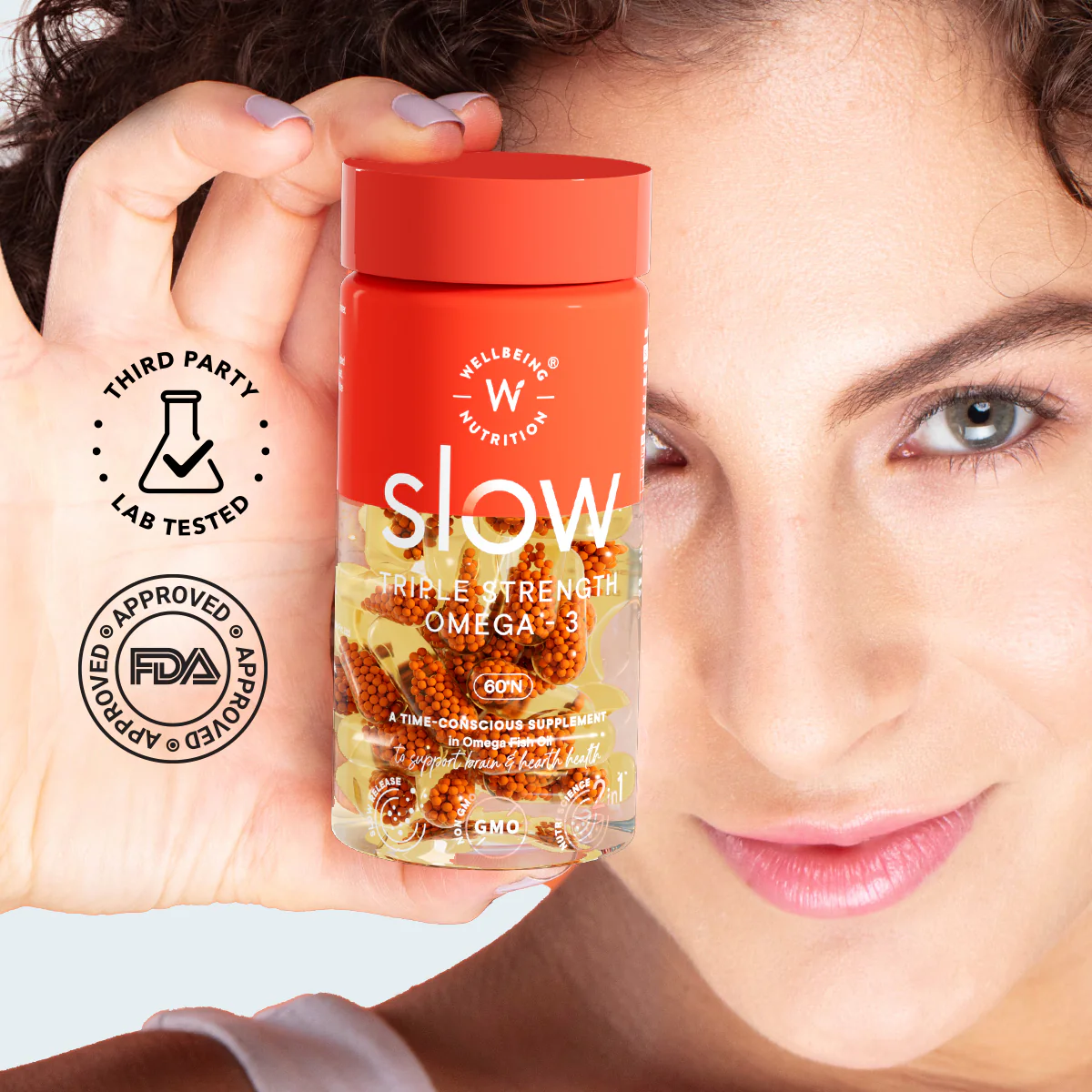Wellbeing Nutrition Slow Triple Strength Omega-3 3X