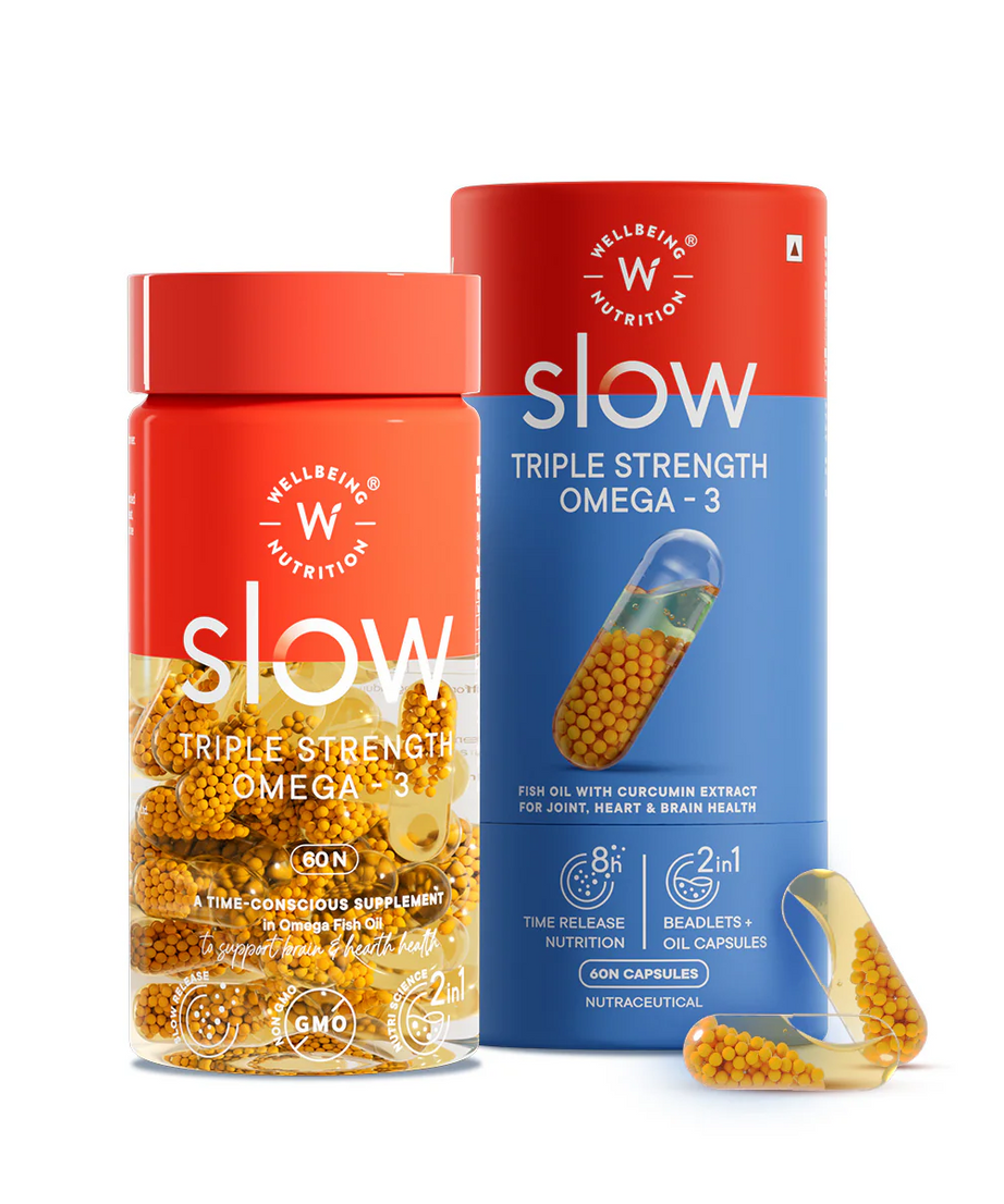 Wellbeing Nutrition Slow Triple Strength Omega-3 3X