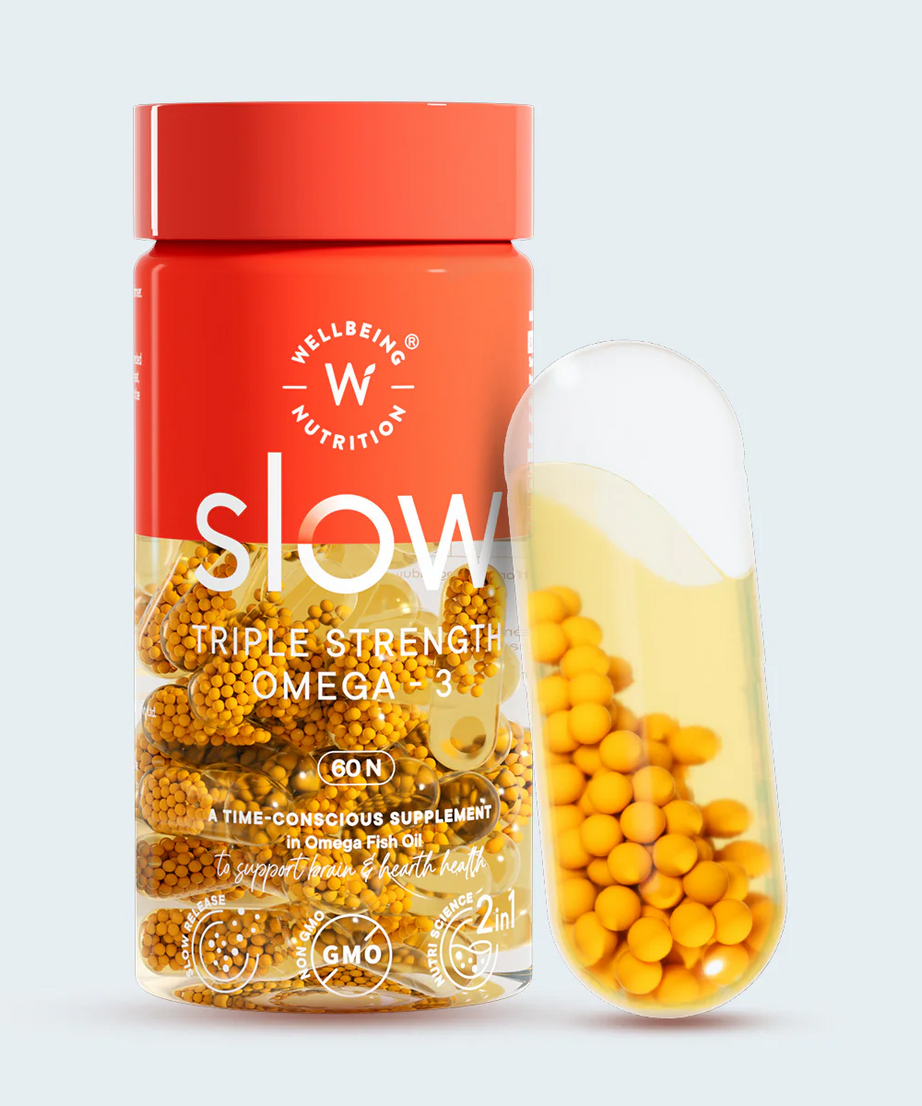 Wellbeing Nutrition Slow Triple Strength Omega-3 3X