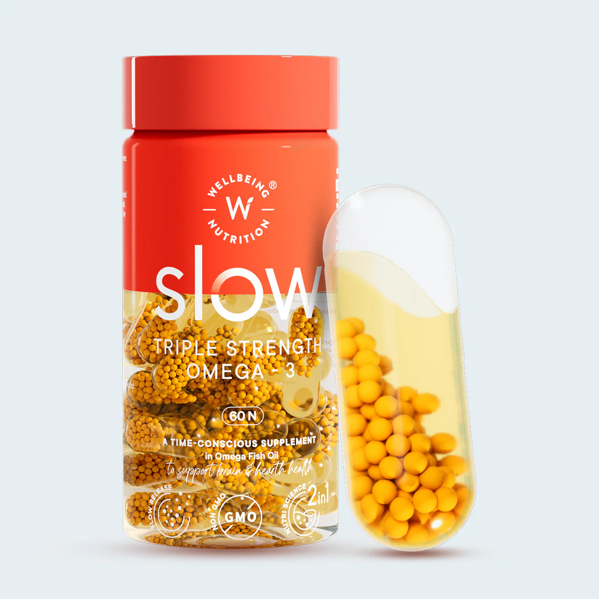 Wellbeing Nutrition Slow Triple Strength Omega-3 3X