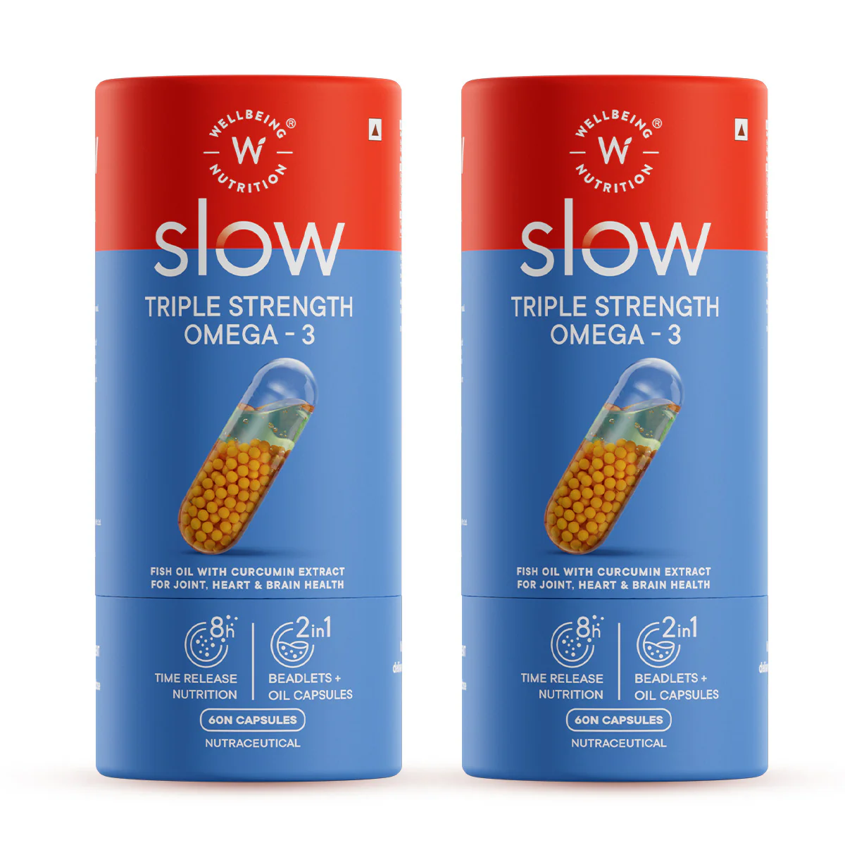 Wellbeing Nutrition Slow Triple Strength Omega-3 3X