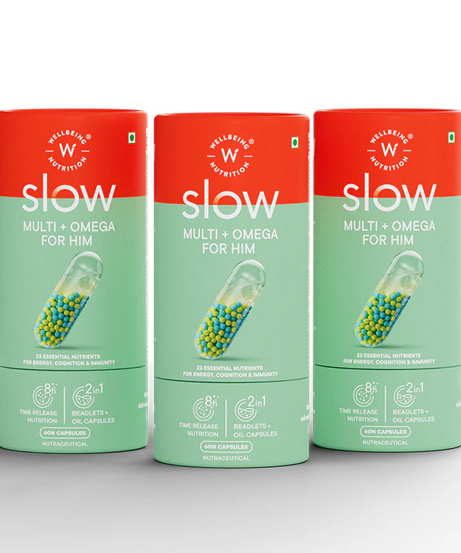Wellbeing Nutrition Slow Multi + Omega 60servings