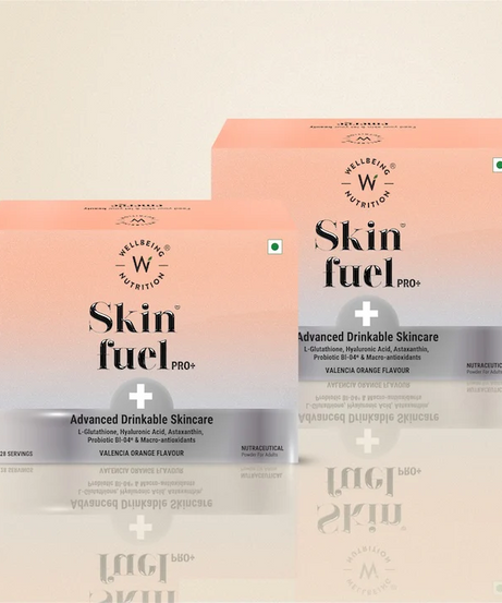 Wellbeing Nutrition Skin Fuel Valencia Orange Flavour 28servings
