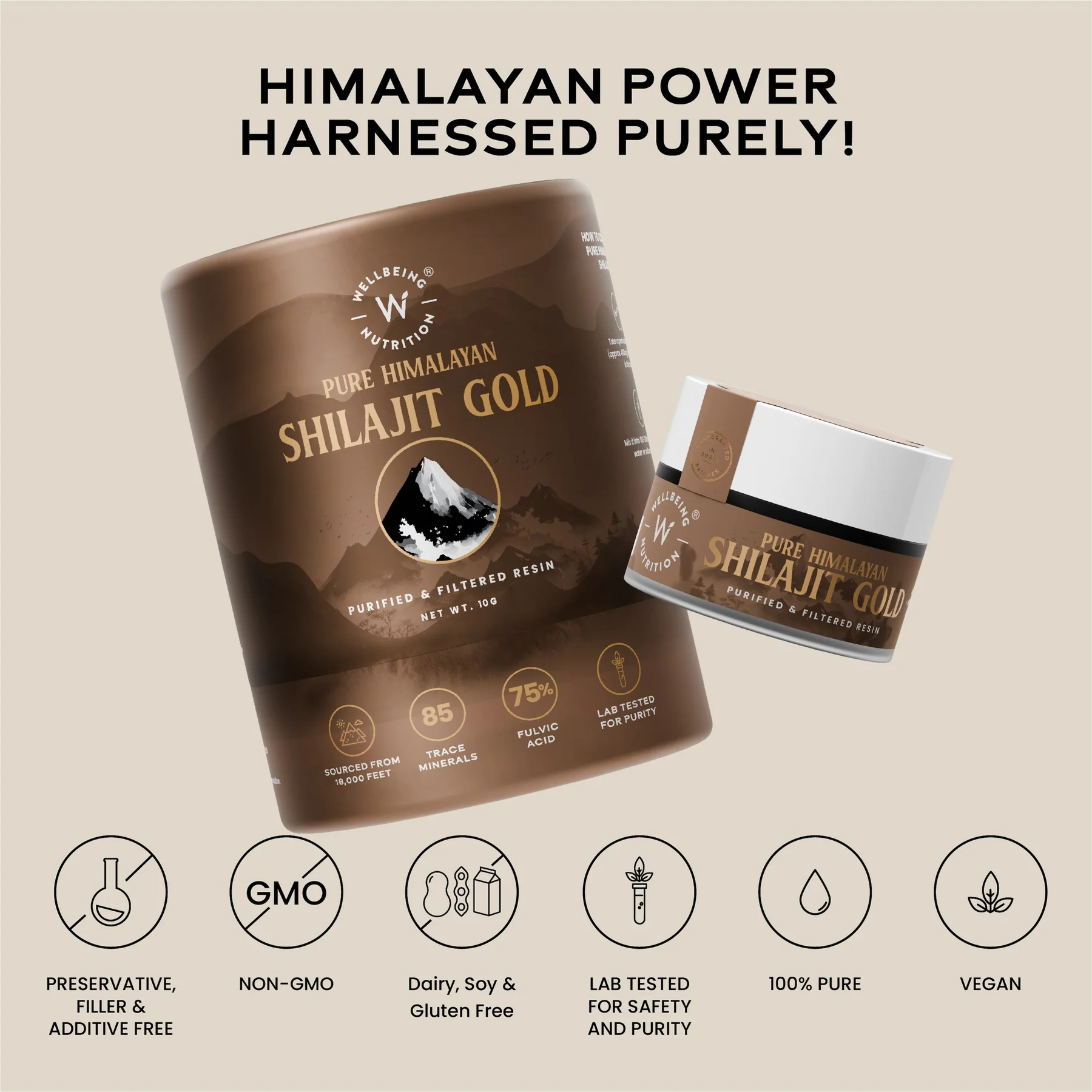 Wellbeing Nutrition Shilajit Gold 10g