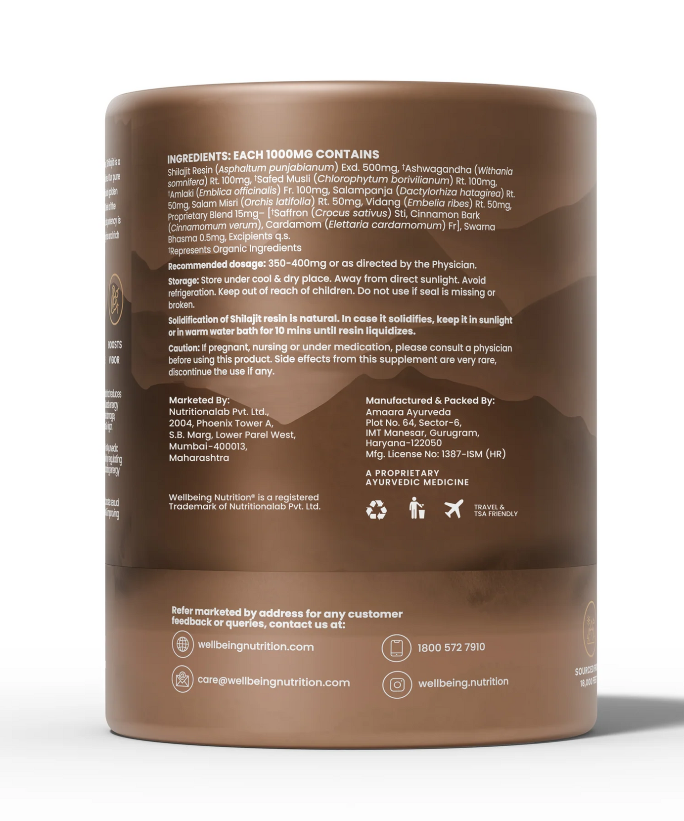 Wellbeing Nutrition Shilajit Gold 10g