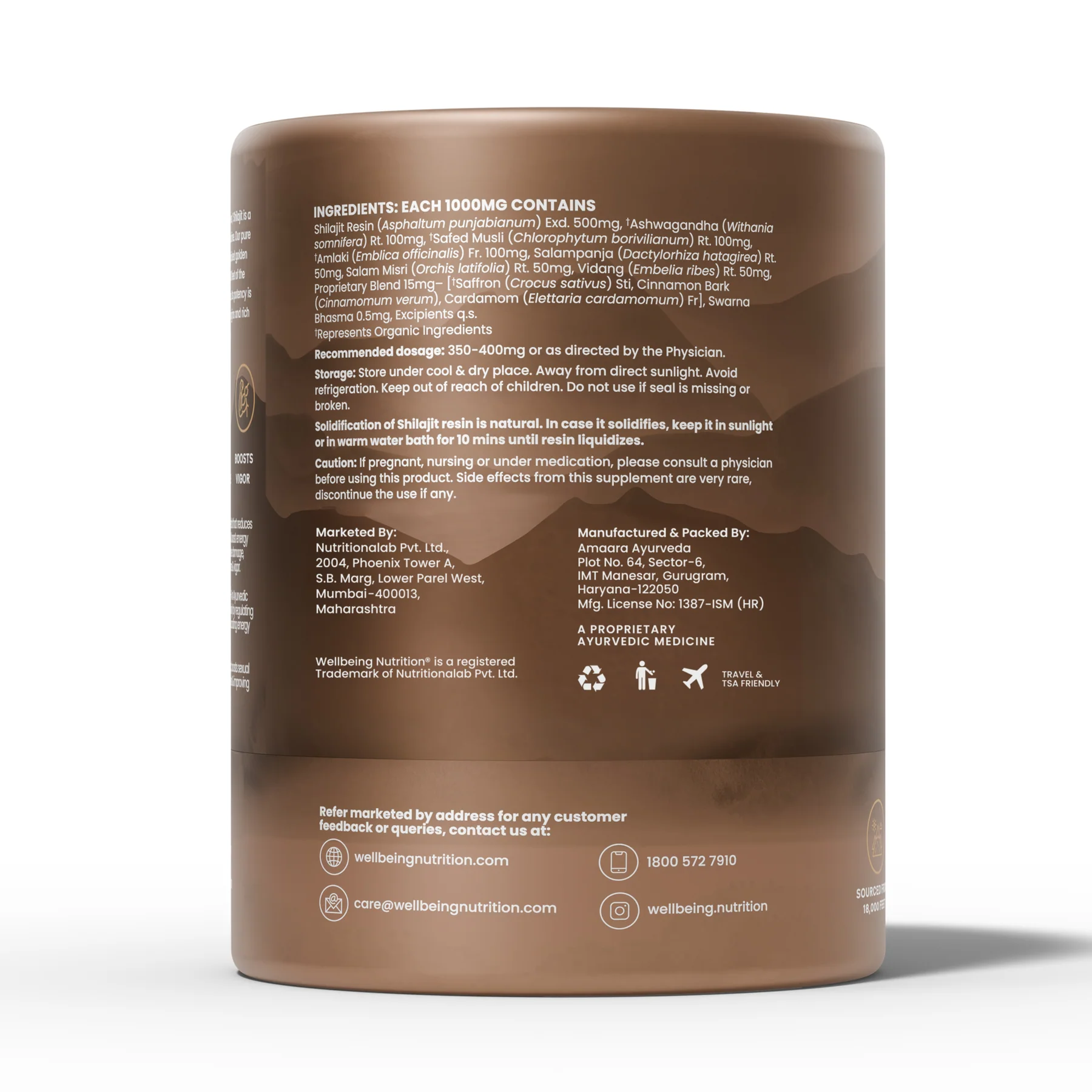 Wellbeing Nutrition Shilajit Gold 10g