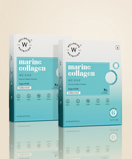 Wellbeing Nutrition Marine Collagen Unflavoured Pack of 6
