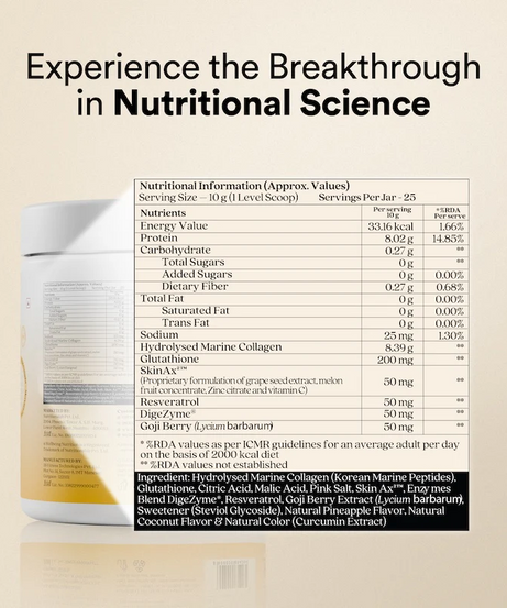 Wellbeing Nutrition Glow Collagen 250g