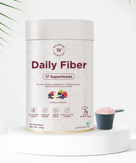 Wellbeing Nutrition Daily Fiber Vanilla Berry