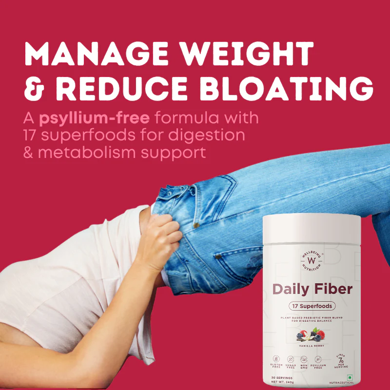 Wellbeing Nutrition Daily Fiber Vanilla Berry