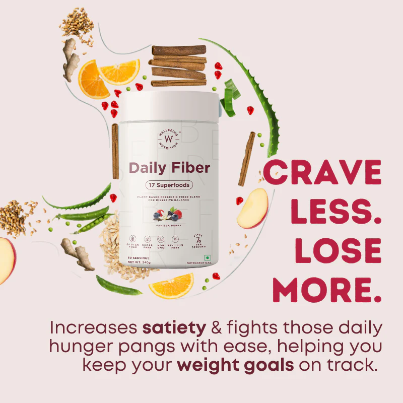 Wellbeing Nutrition Daily Fiber Vanilla Berry