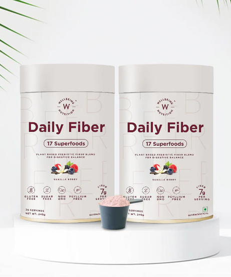 Wellbeing Nutrition Daily Fiber Vanilla Berry