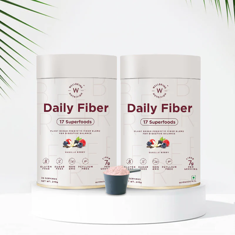 Wellbeing Nutrition Daily Fiber Vanilla Berry