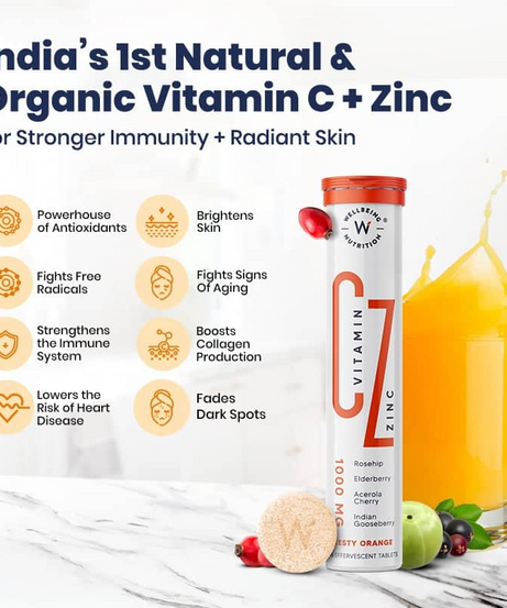 Wellbeing Nutrition C + Zinc 1000mg