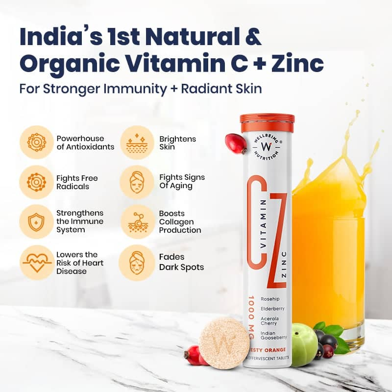 Wellbeing Nutrition C + Zinc 1000mg