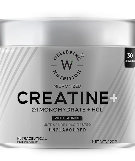Wellbeing Nutrition Creatine + HCl 100g