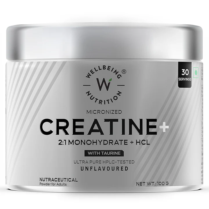 Wellbeing Nutrition Creatine + HCl 100g