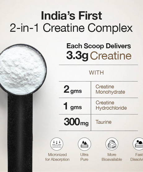 Wellbeing Nutrition Creatine + HCl 100g