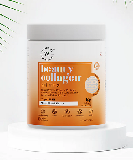 Wellbeing Nutrition Collagen Mango Peach Flavour