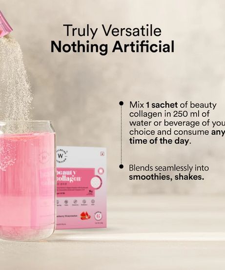 Wellbeing Nutrition Beauty Collagen Strawberry Watermelon Pack of 6