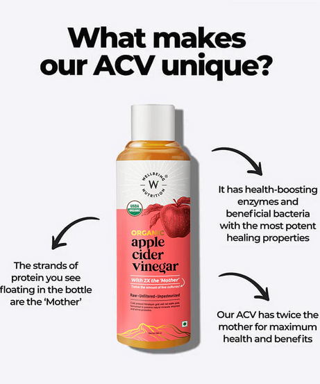 Wellbeing Nutrition Apple Cider Vinegar 500ml