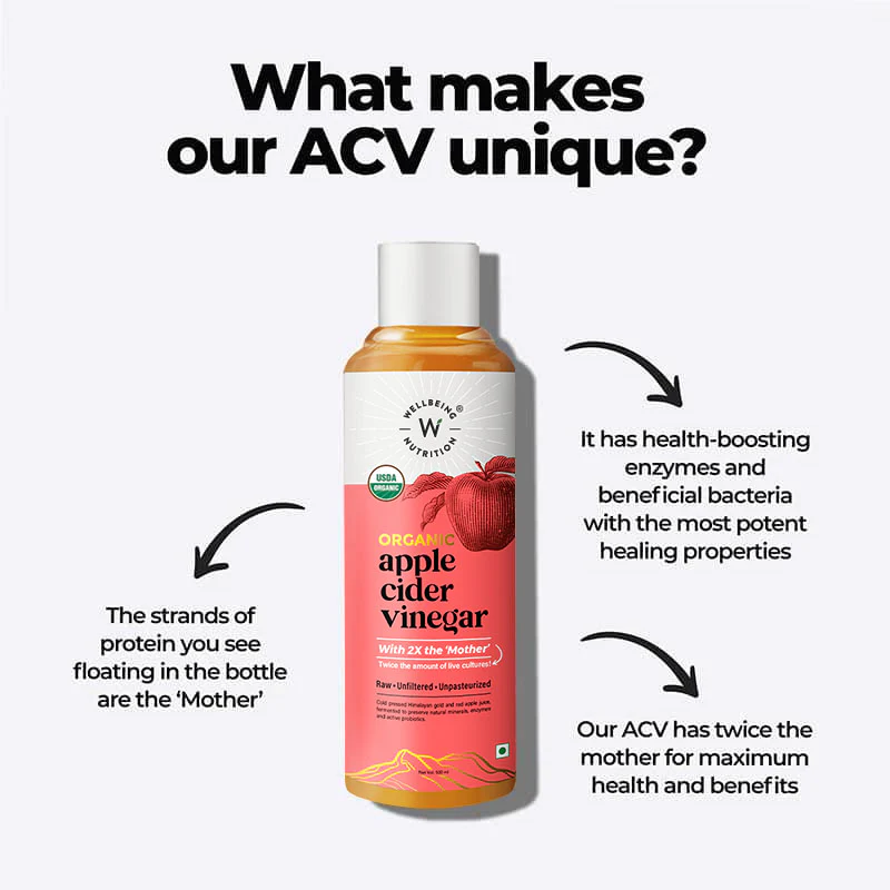 Wellbeing Nutrition Apple Cider Vinegar 500ml