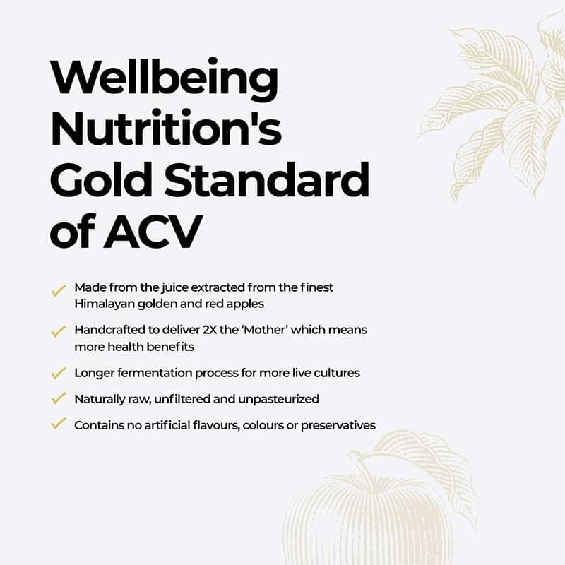 Wellbeing Nutrition Apple Cider Vinegar 500ml