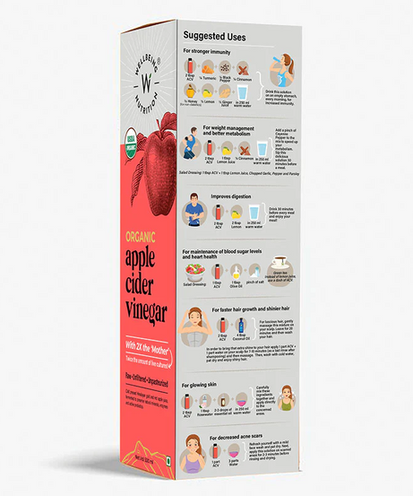 Wellbeing Nutrition Apple Cider Vinegar 500ml