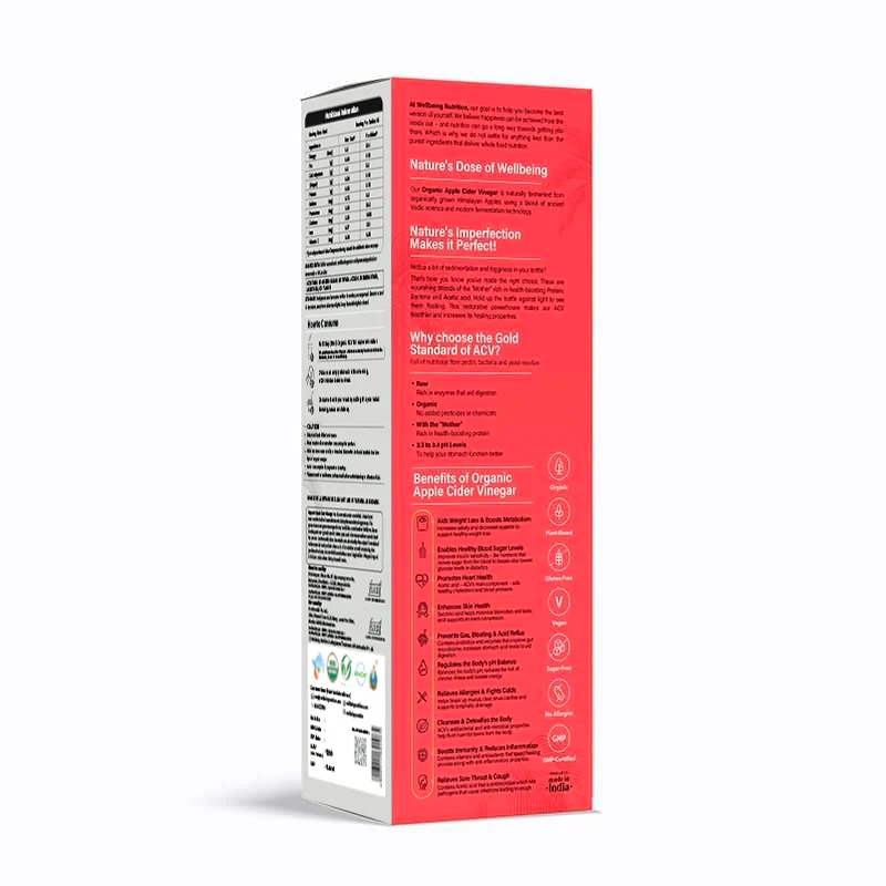 Wellbeing Nutrition Apple Cider Vinegar 500ml
