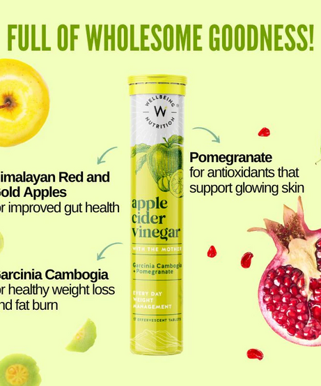 Wellbeing Nutrition Apple Cider Vinegar Fizz 68g
