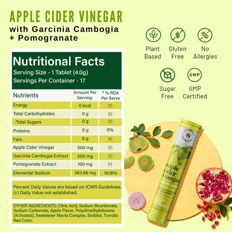 Wellbeing Nutrition Apple Cider Vinegar Fizz 68g