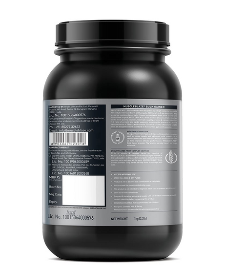 MuscleBlaze Bulk Gainer 1kg