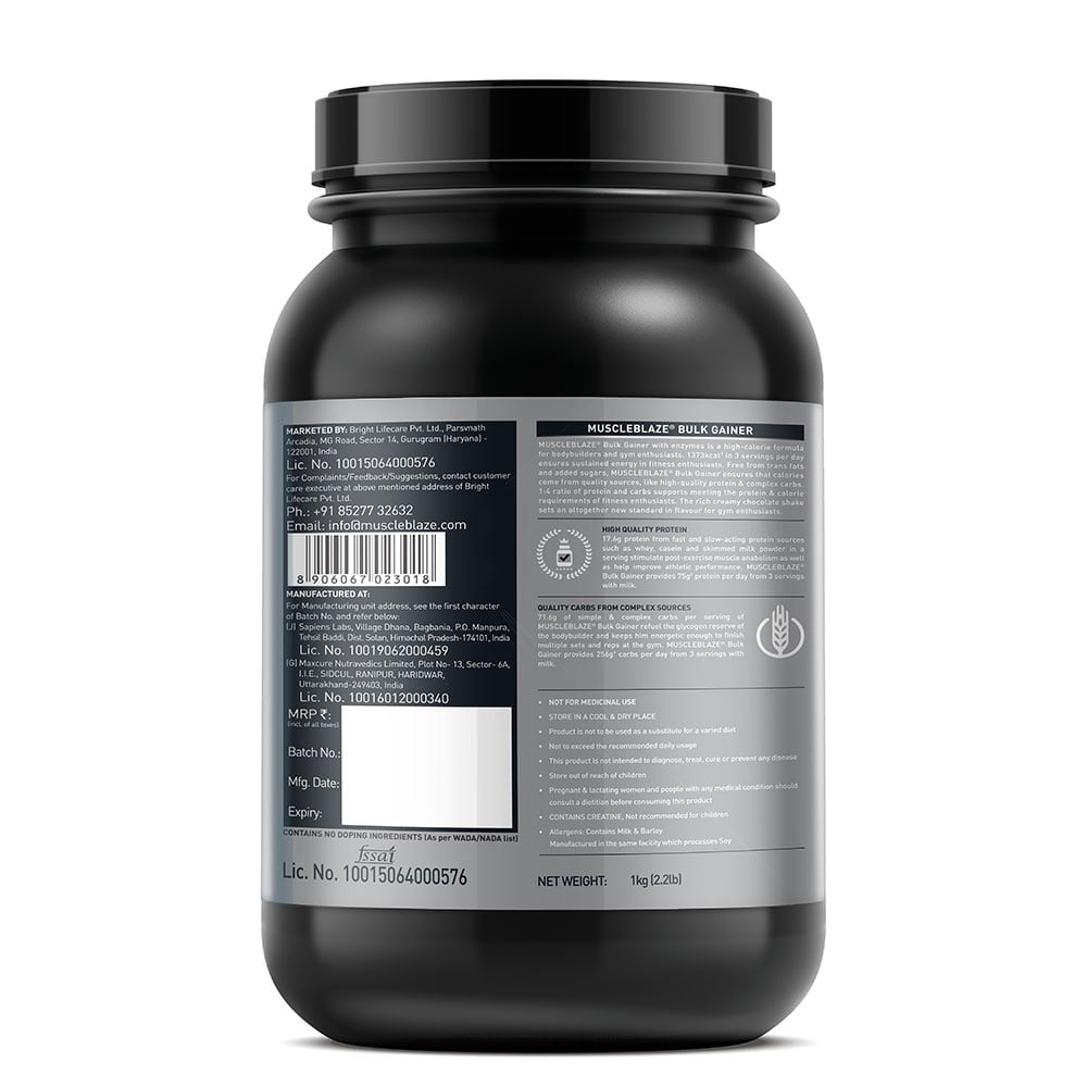 MuscleBlaze Bulk Gainer 1kg