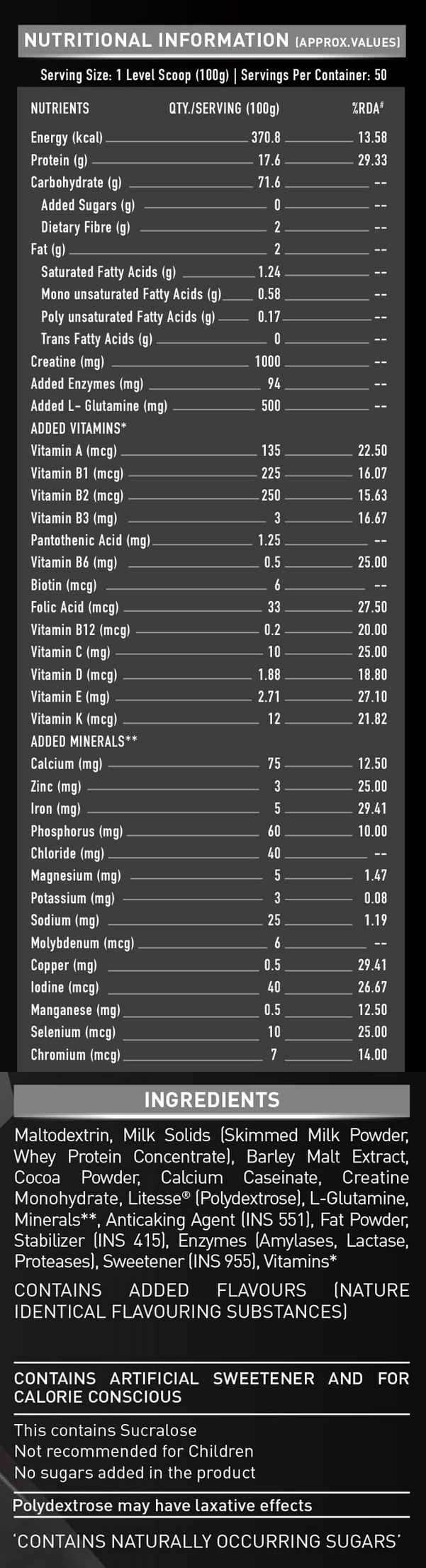 MuscleBlaze Bulk Gainer 5kg