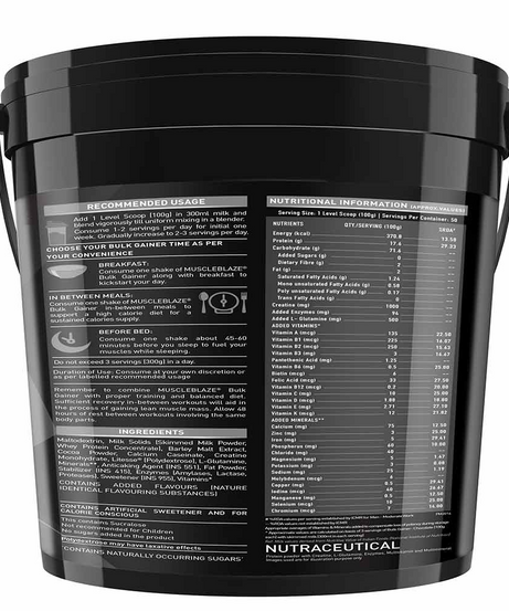 MuscleBlaze Bulk Gainer 5kg