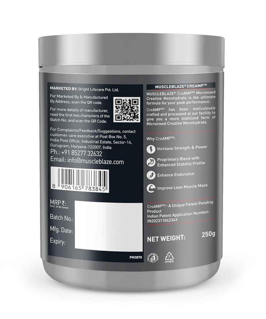 MuscleBlaze Creamp 250g
