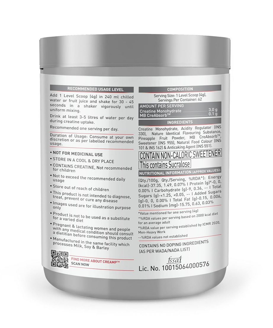 MuscleBlaze Creamp 250g