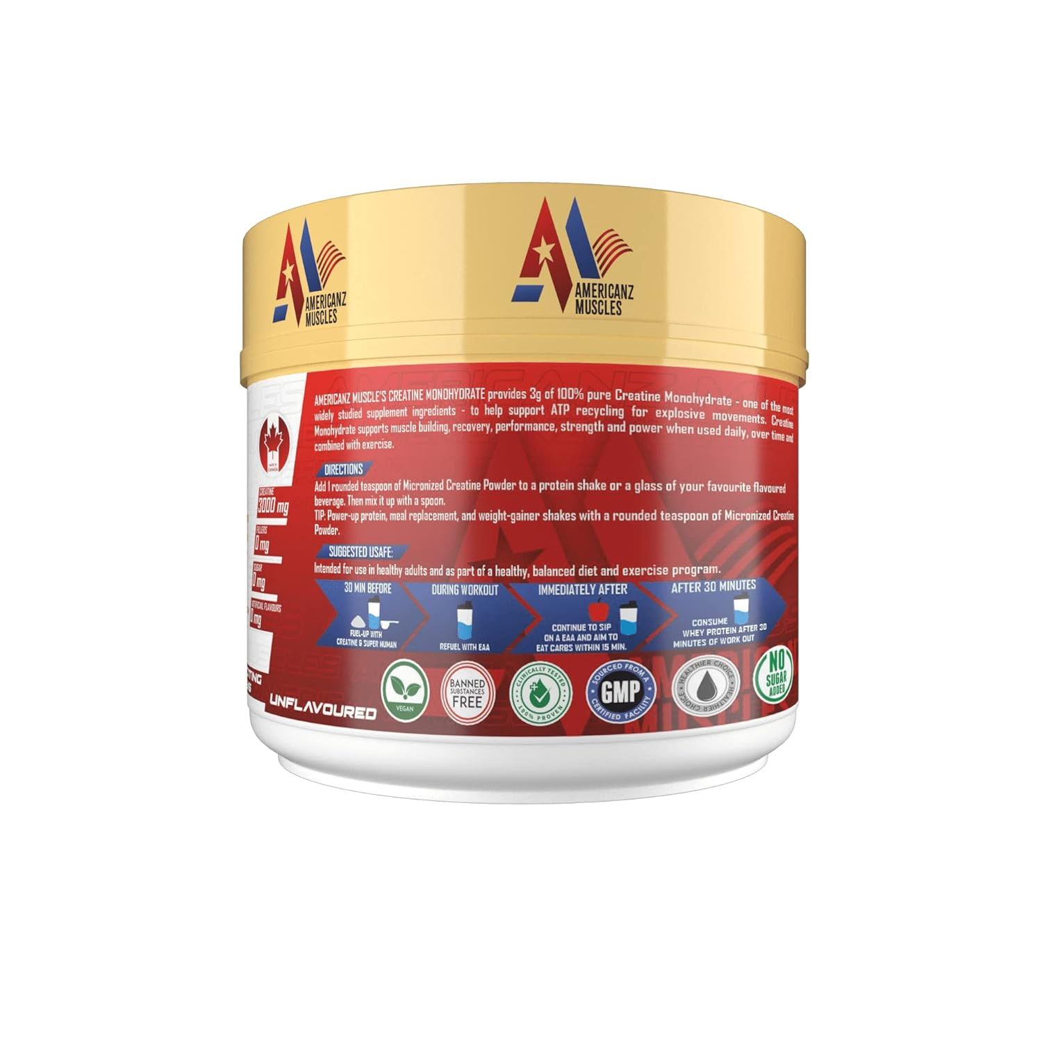 Americanz Muscles Creatine 100g