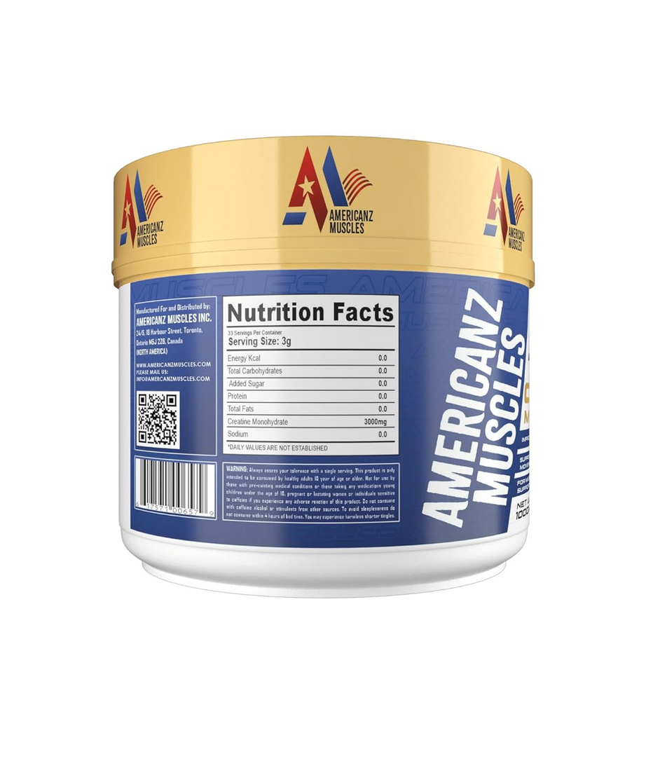 Americanz Muscles Creatine 100g