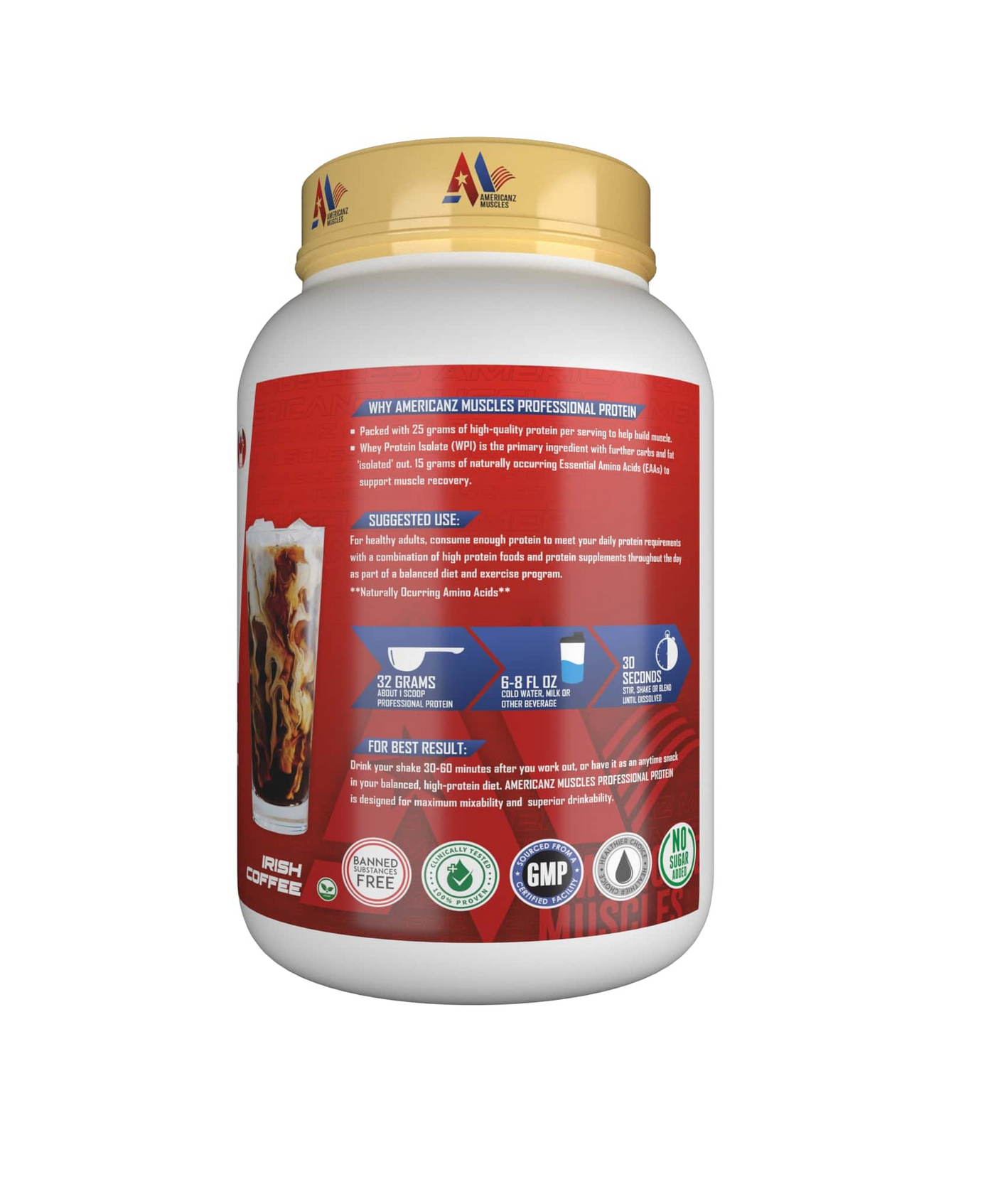 Americanz Muscles Professional Protein 900g