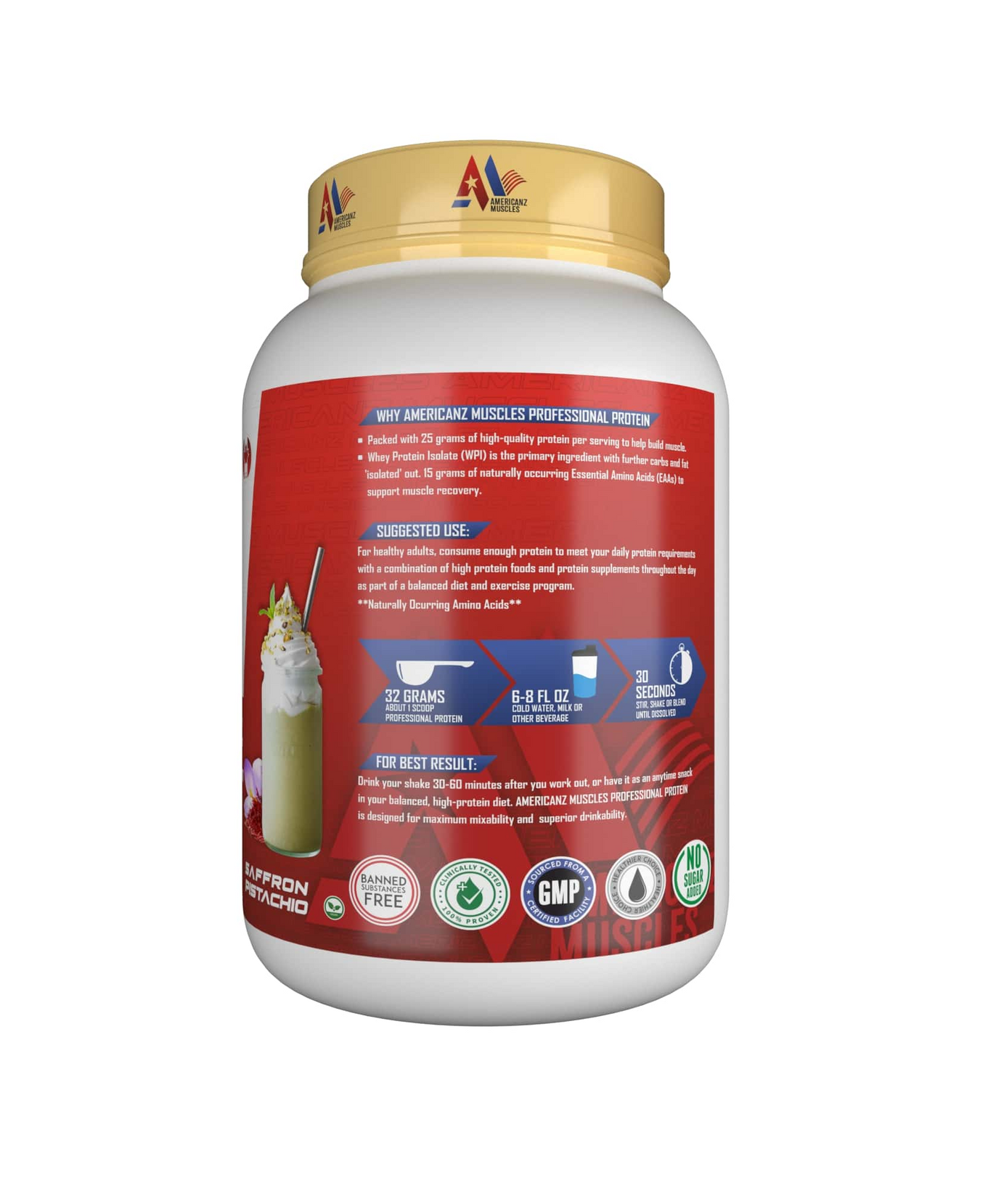 Americanz Muscles Professional Protein 900g