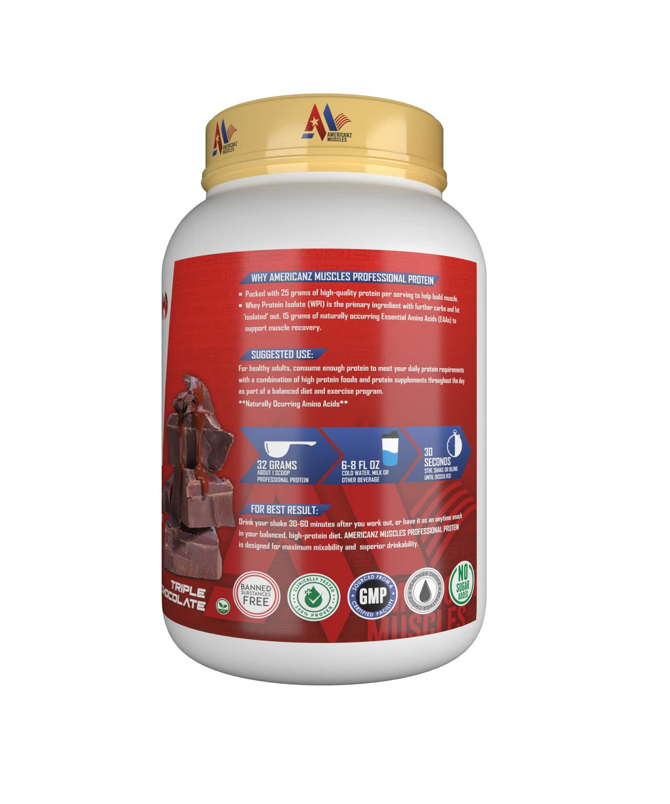 Americanz Muscles Professional Protein 900g