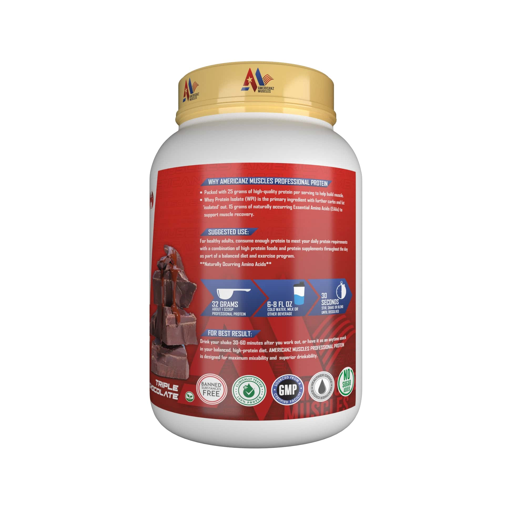 Americanz Muscles Professional Protein 900g