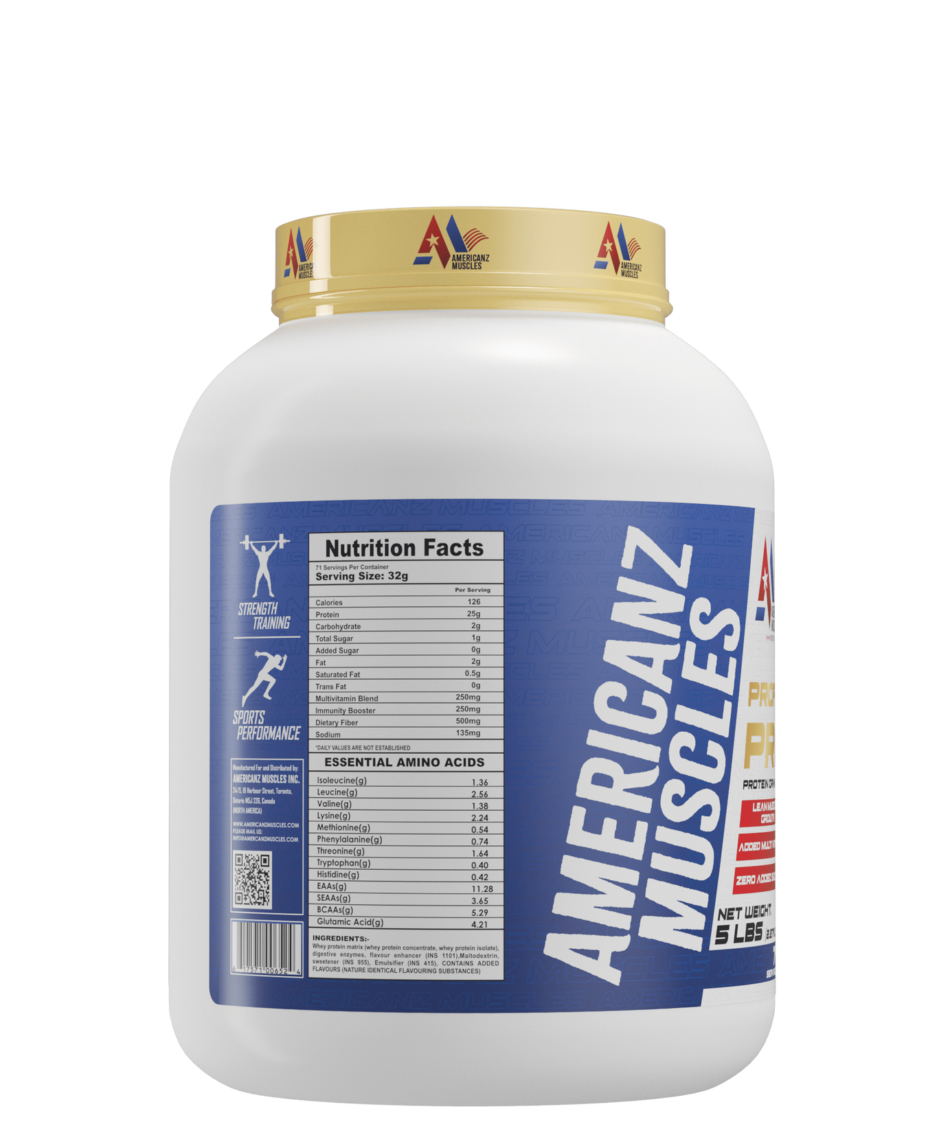 Americanz Muscles Professional Protein 2.27kg