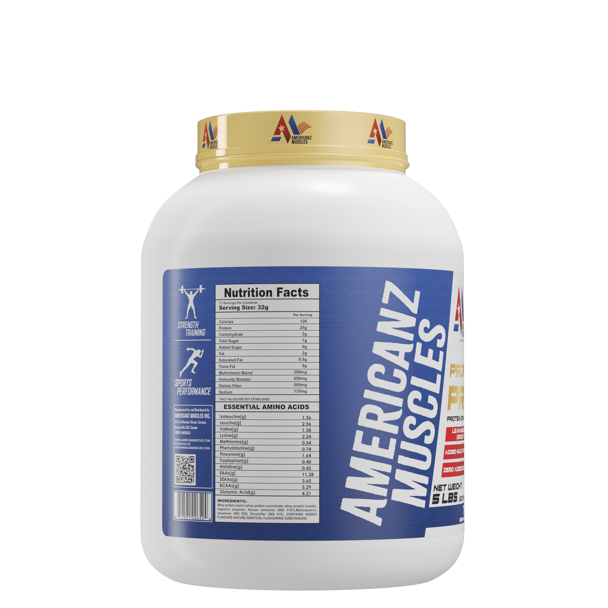 Americanz Muscles Professional Protein 2.27kg