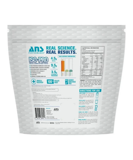 ANS Performance Iso-Pro Isolate & Hydrolyzed Whey Protein 2kg