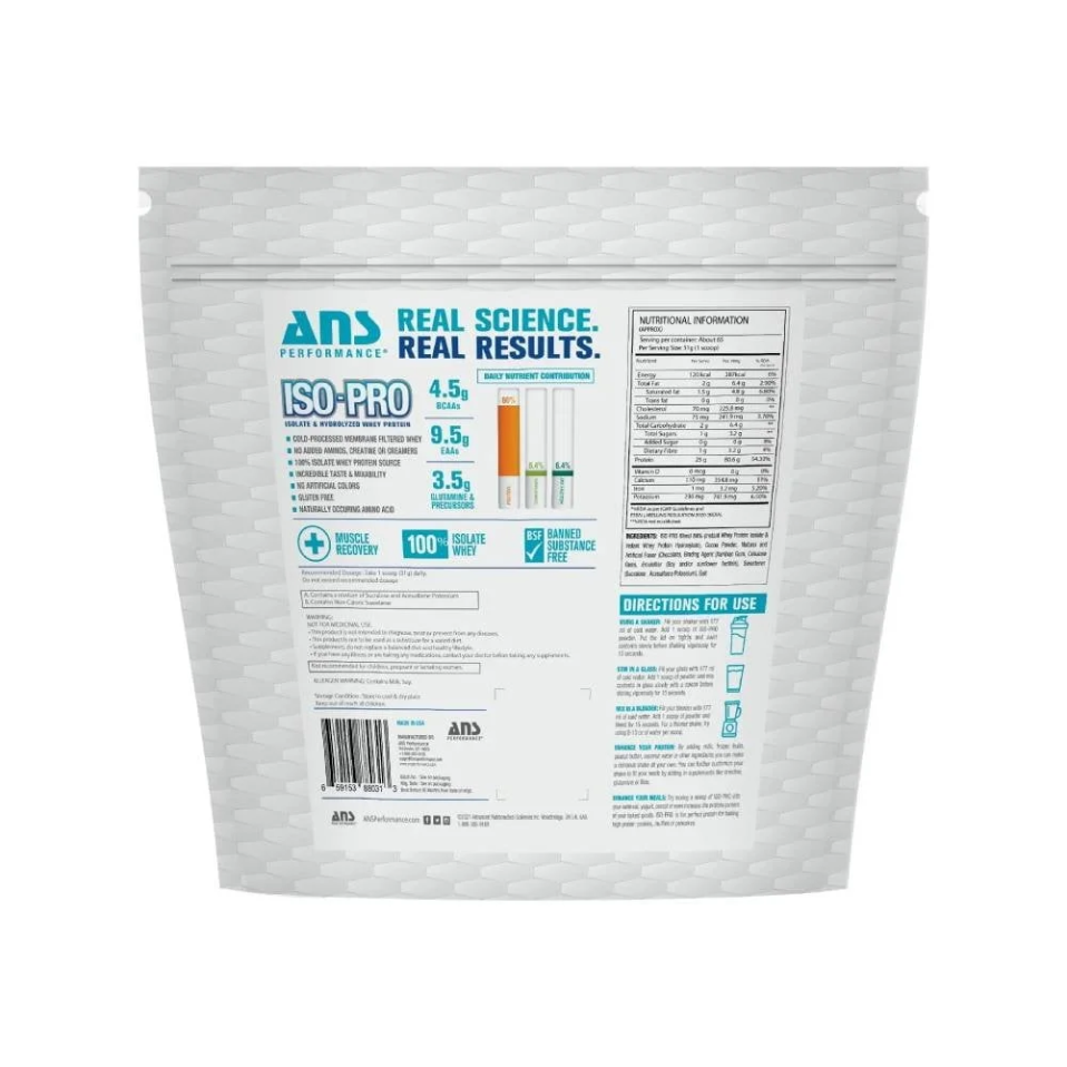 ANS Performance Iso-Pro Isolate & Hydrolyzed Whey Protein 2kg
