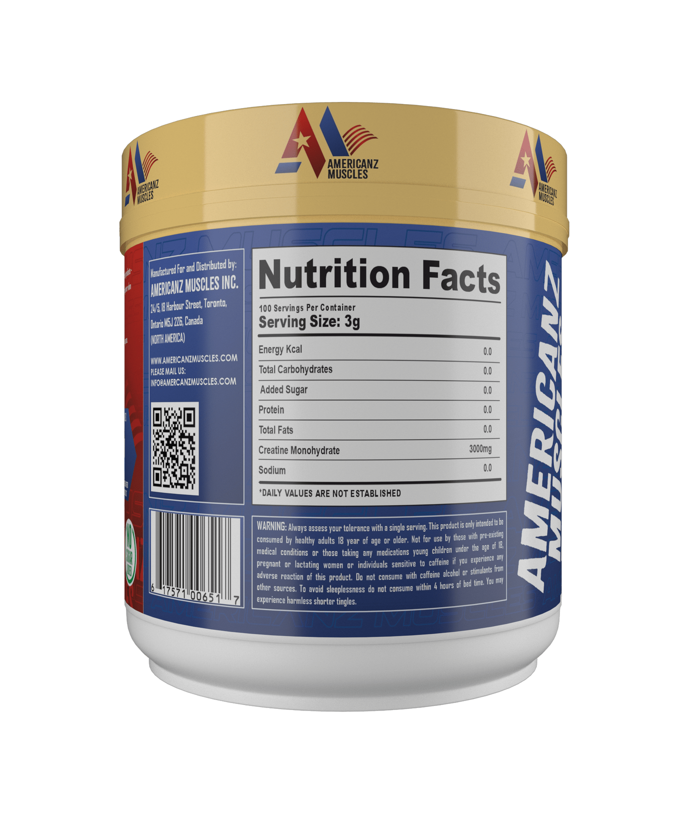 AmericanZ Muscles Creatine 300g